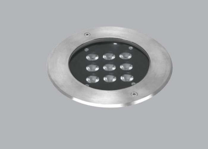 In-Ground Recessed LED Up-Light Fixture for Facade Uplighting