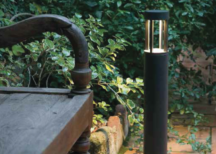 Architectural LED Bollard Light Fixture for Pathway and Landscape Lighting